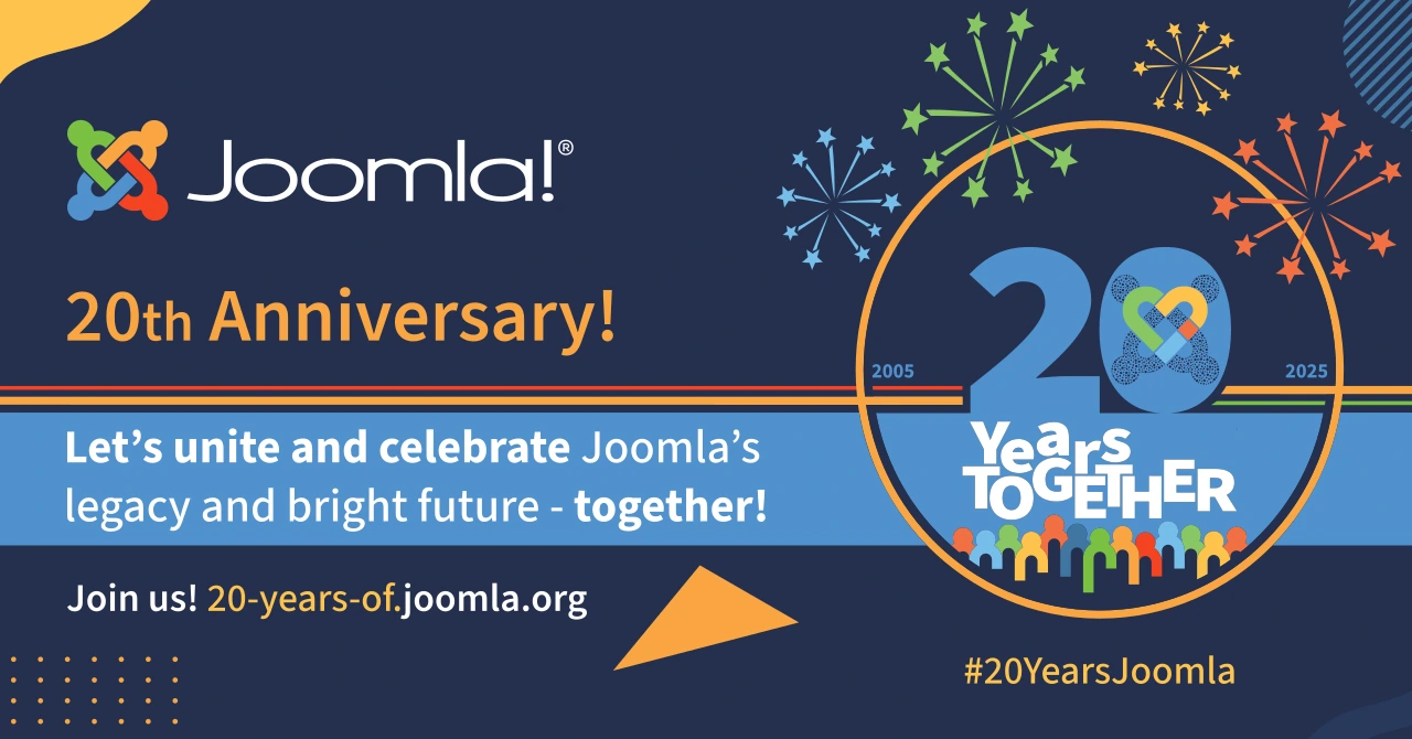 Celebrate 20 Years of Joomla landscape